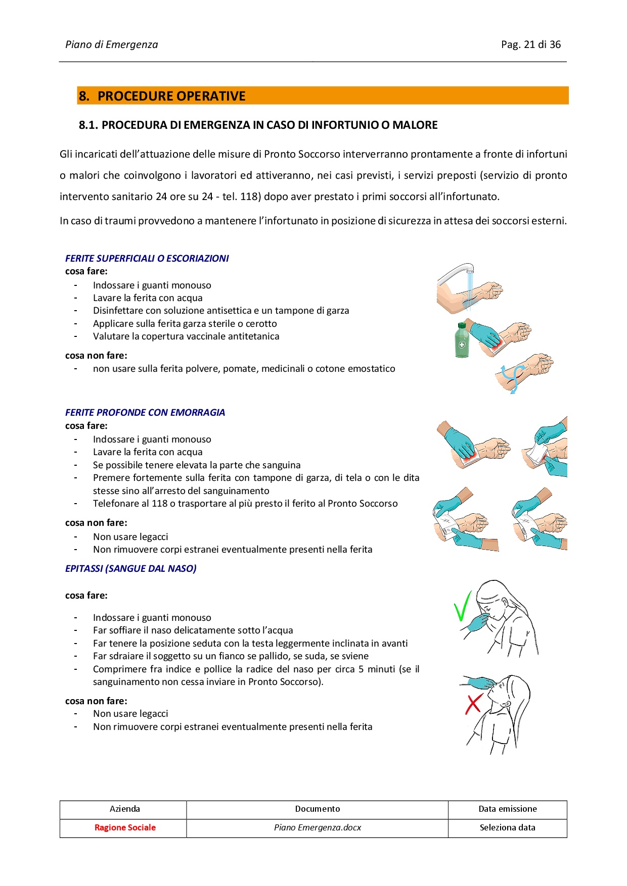 Piano di Emergenza - immagine 6