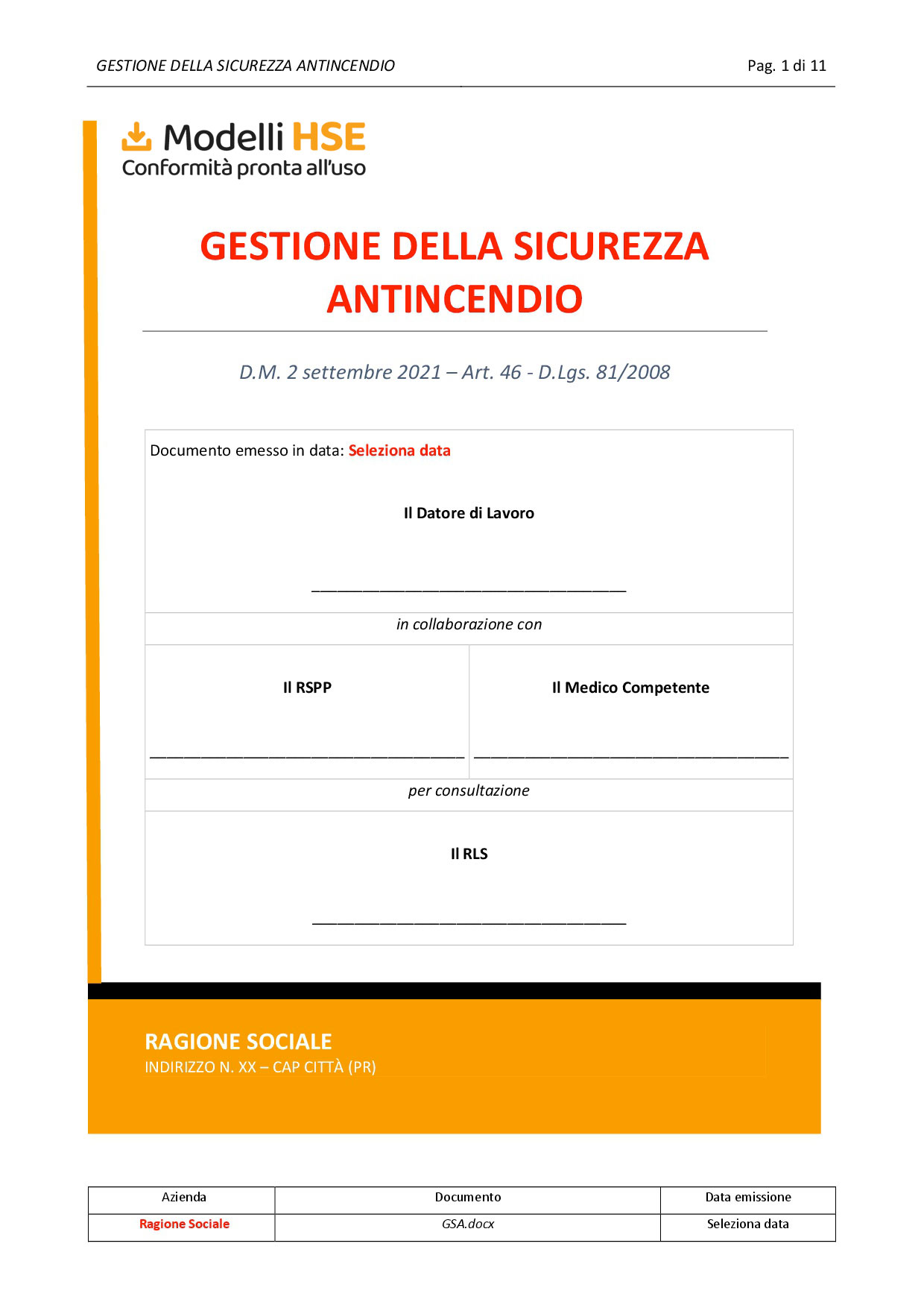 Gestione Sicurezza Antincendio (GSA) - immagine 3