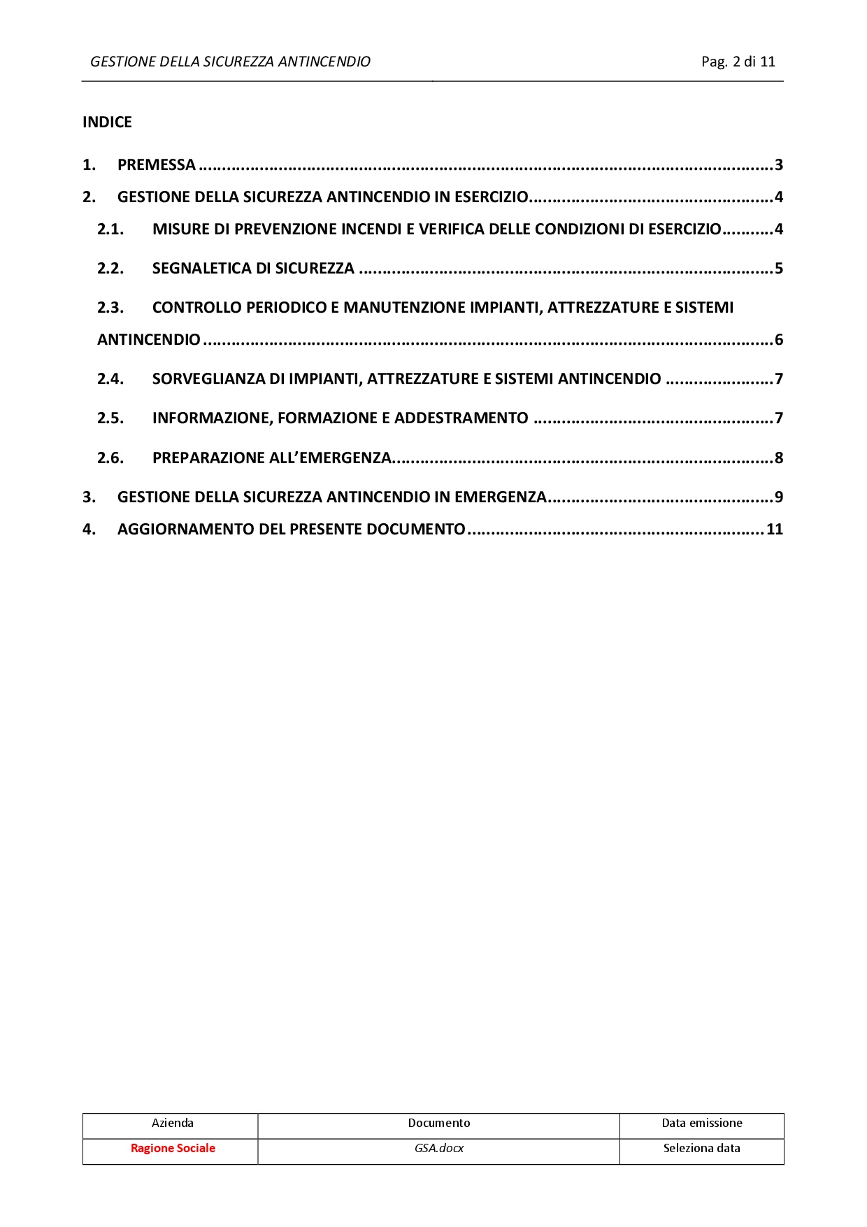 Gestione Sicurezza Antincendio (GSA) - immagine 2